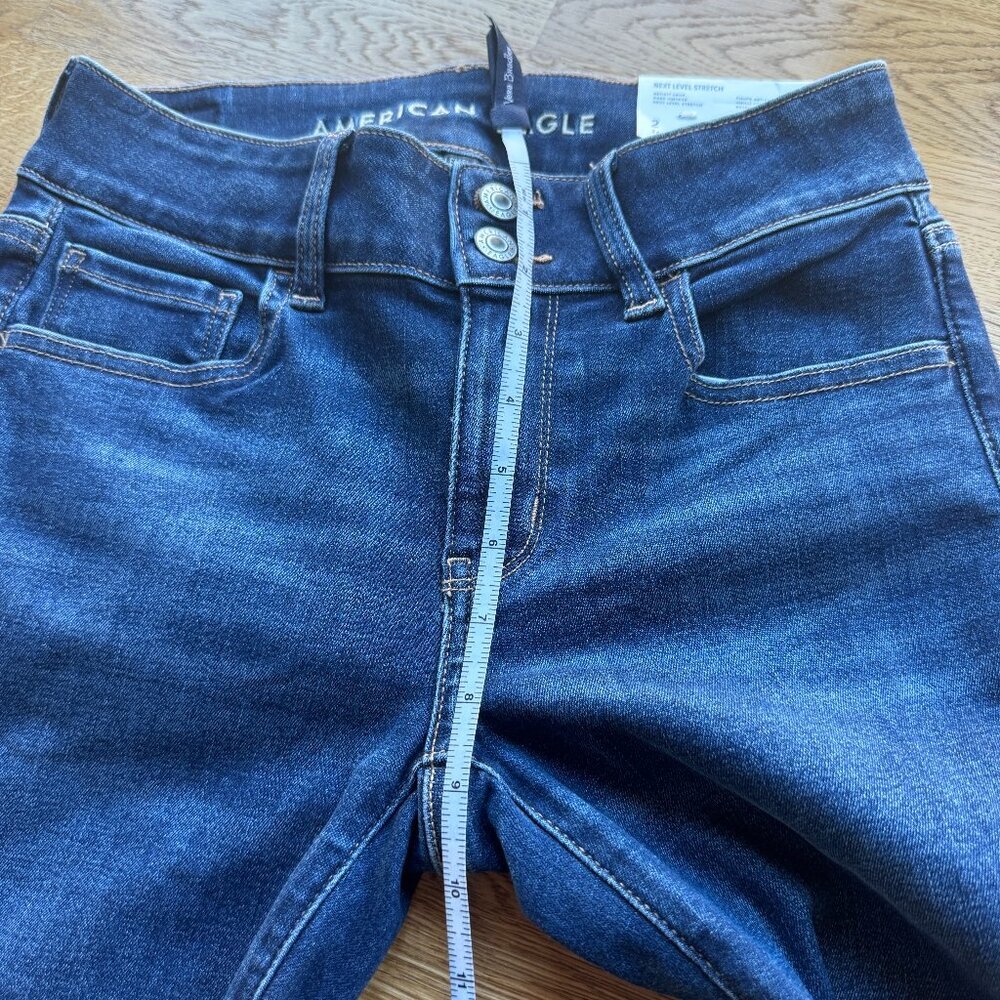 American Eagle Artist Crop Jeans Size 2 Regular NWT - Picture 7 of 8